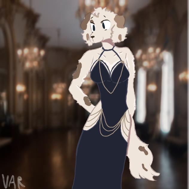 kan with a dress🌔