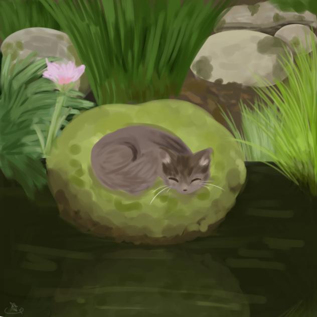 Forest cat - ibisPaint