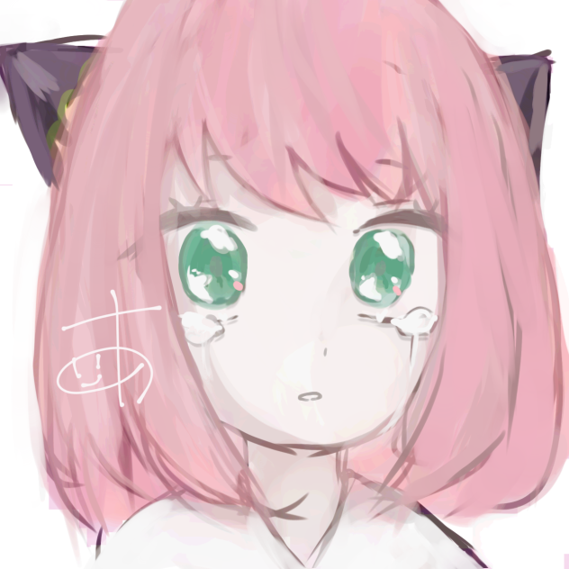やっとスパイファミリーアニメ見たよっていう絵