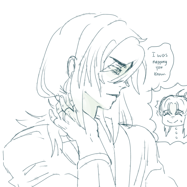 Passionate sleeper doodle