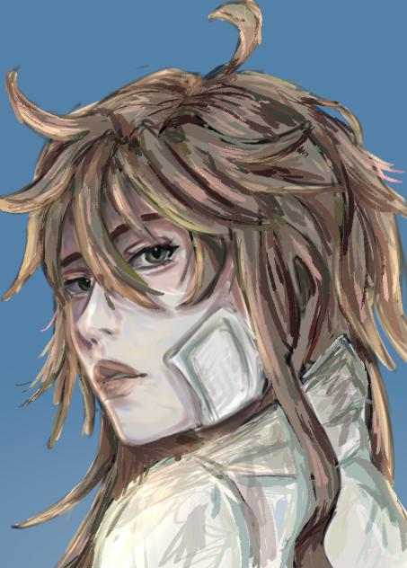 Drew a friend’s oc