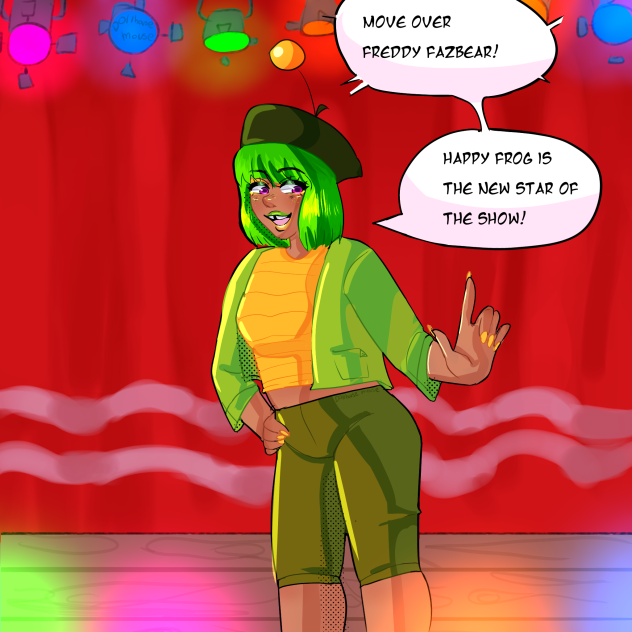 Happy frog is the new star of the show!
