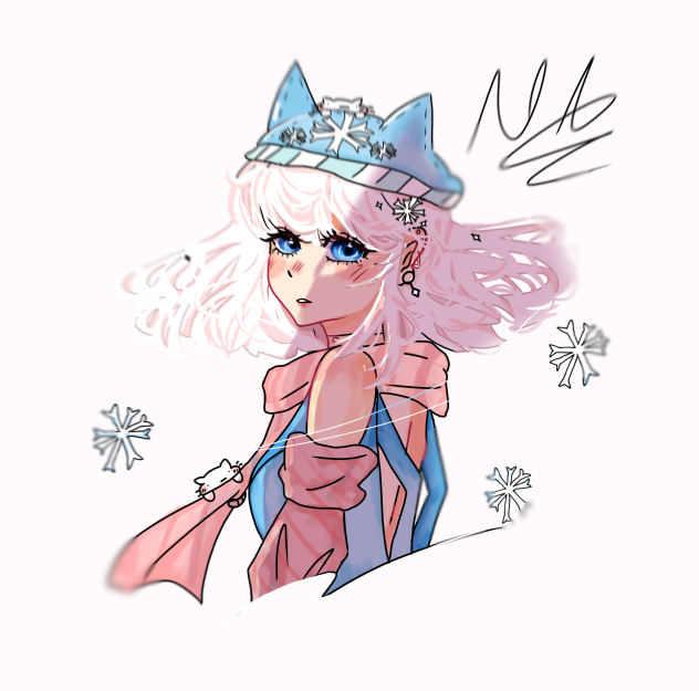 wintery sketch 🥰