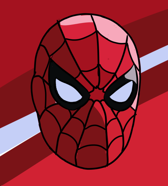 Drawing realistic Spiderman into anime