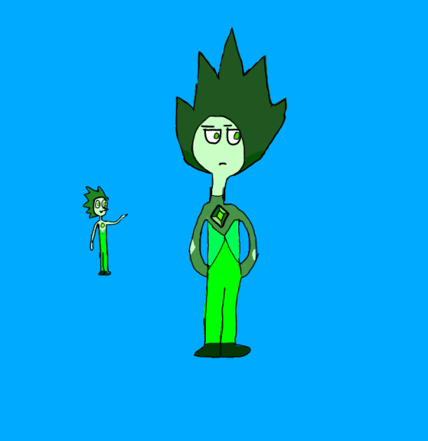 Diamante Verde y su perla