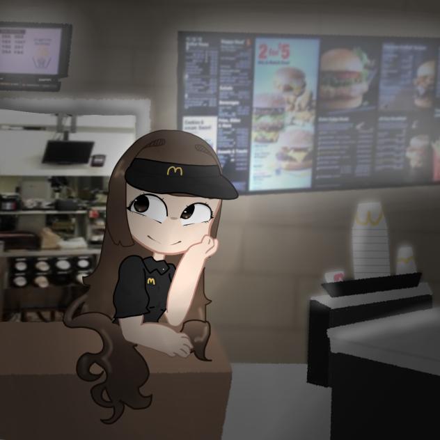 マクドナルドで働いている私! ME WORKING AT MC DONALDS!