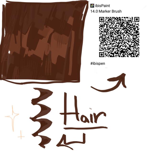 Marker Square Background Lineart Brush