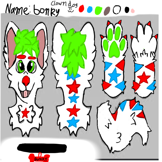 Furry his name is bonky