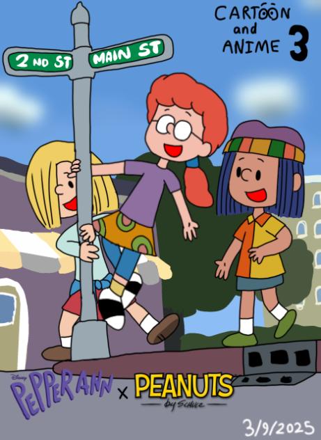 Pepper Ann in Peanuts Style