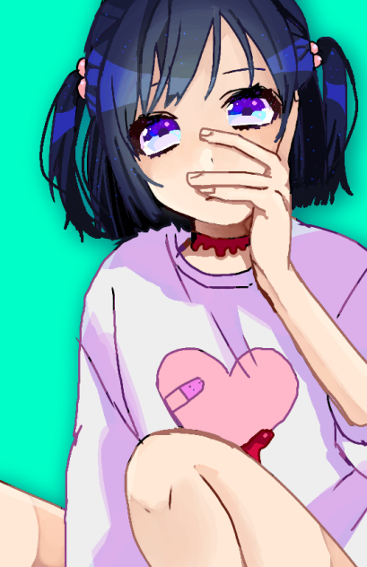 女の子らくがき
