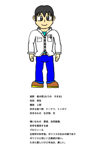 ポリリス味方　森野　巣木間　プロフィール