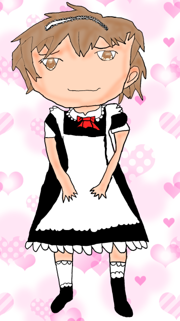 女装男子（メイドさん）