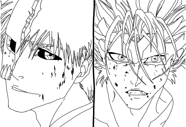 Ichigo vs Grimmjow BLEACH