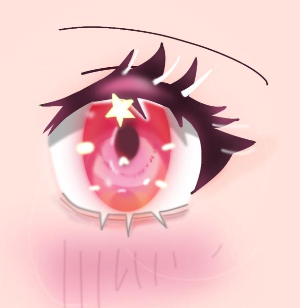 ちゃんと描いたおめめ