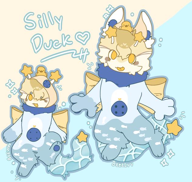 silly duck! - GA plushibee design