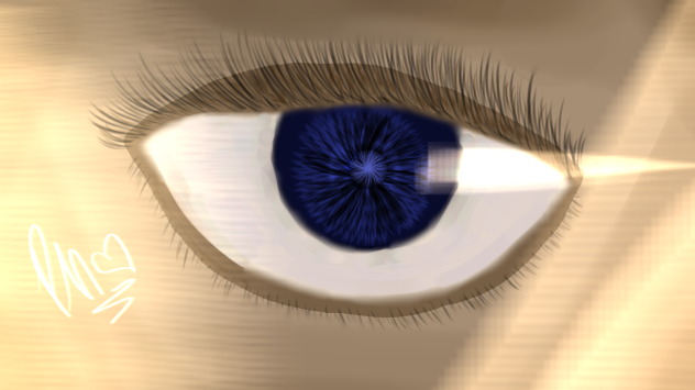 Lazy eye art 👁️ ✨🌟🌅☀️🌤️