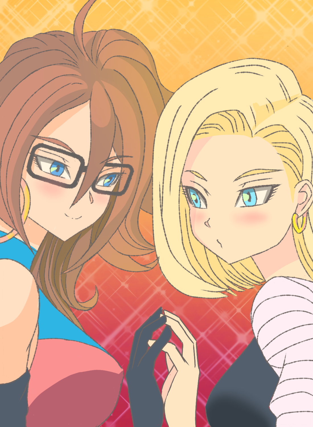 18号さんと21号さん ibisPaint 18号さんと21号さん ibisPaint