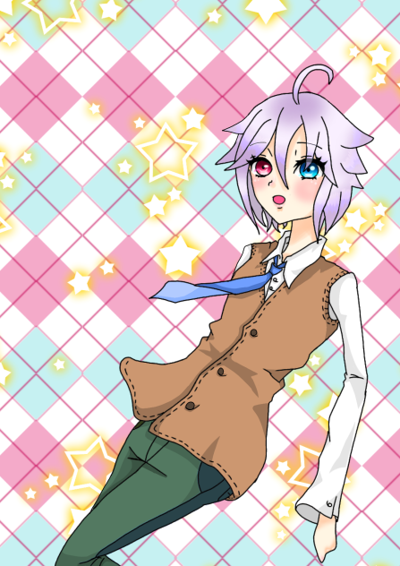 オッドアイの…