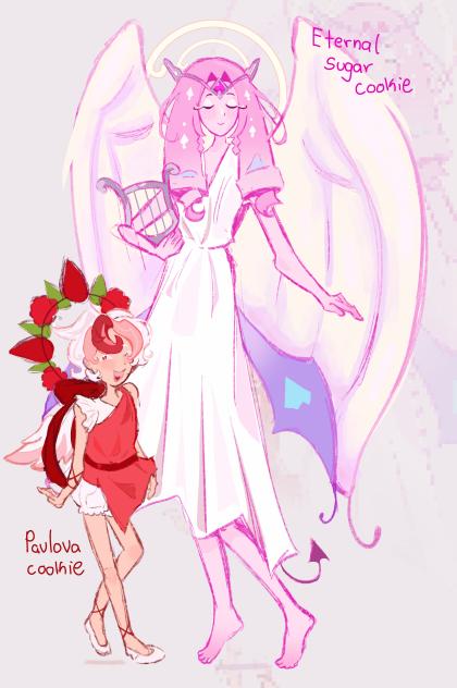 Eternal Sugar Cookie + Pavlova Cookie