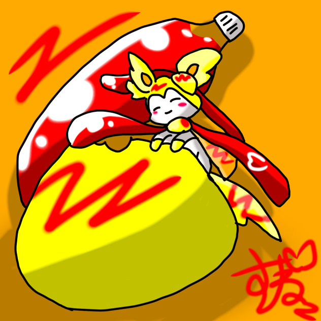 授業中、描いたオムライスちゃん