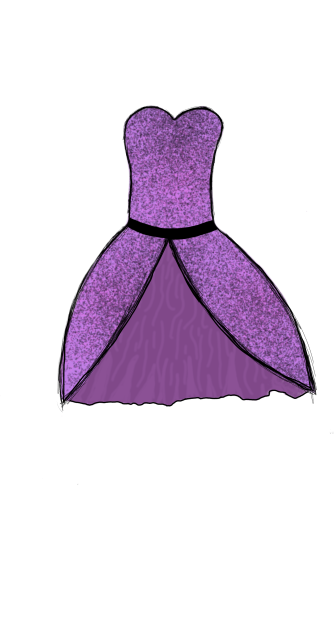 my purple dress design