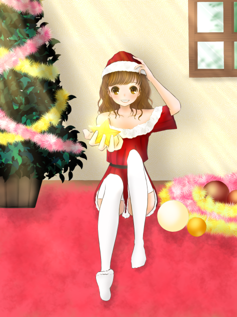 飾りつけ手伝ってよ♪