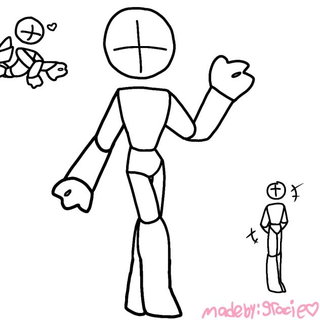 free outline pose(original)