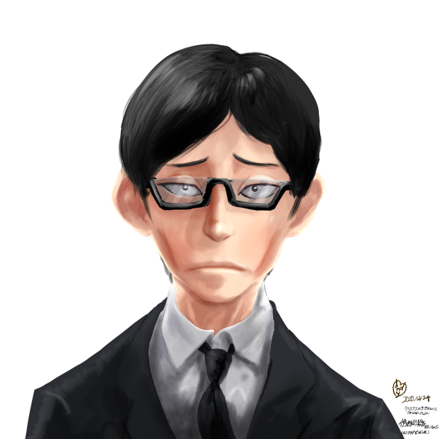 伊地知潔高描いてみました