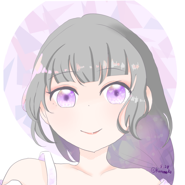 イラストー紫ー