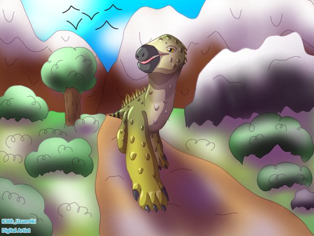 Iguanodon - Paleoart;