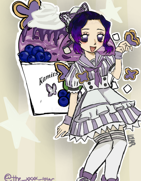 Shinobu ice cream!! ★ official KNY art