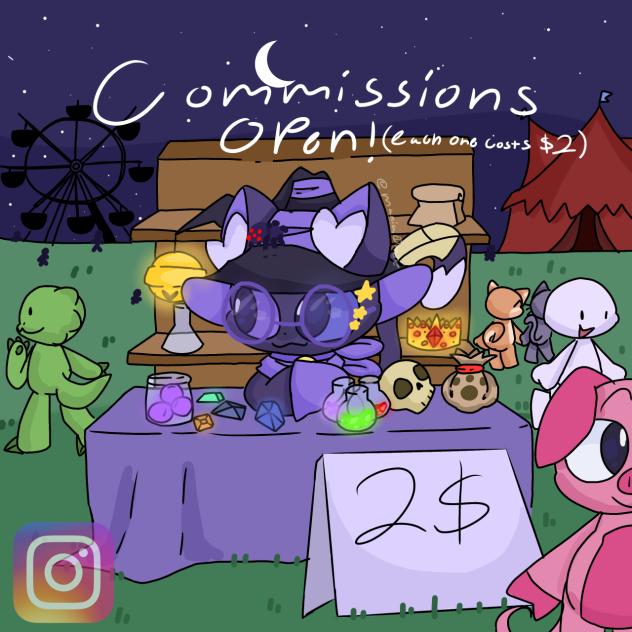 Commissions at instagram! 🖼🎨
