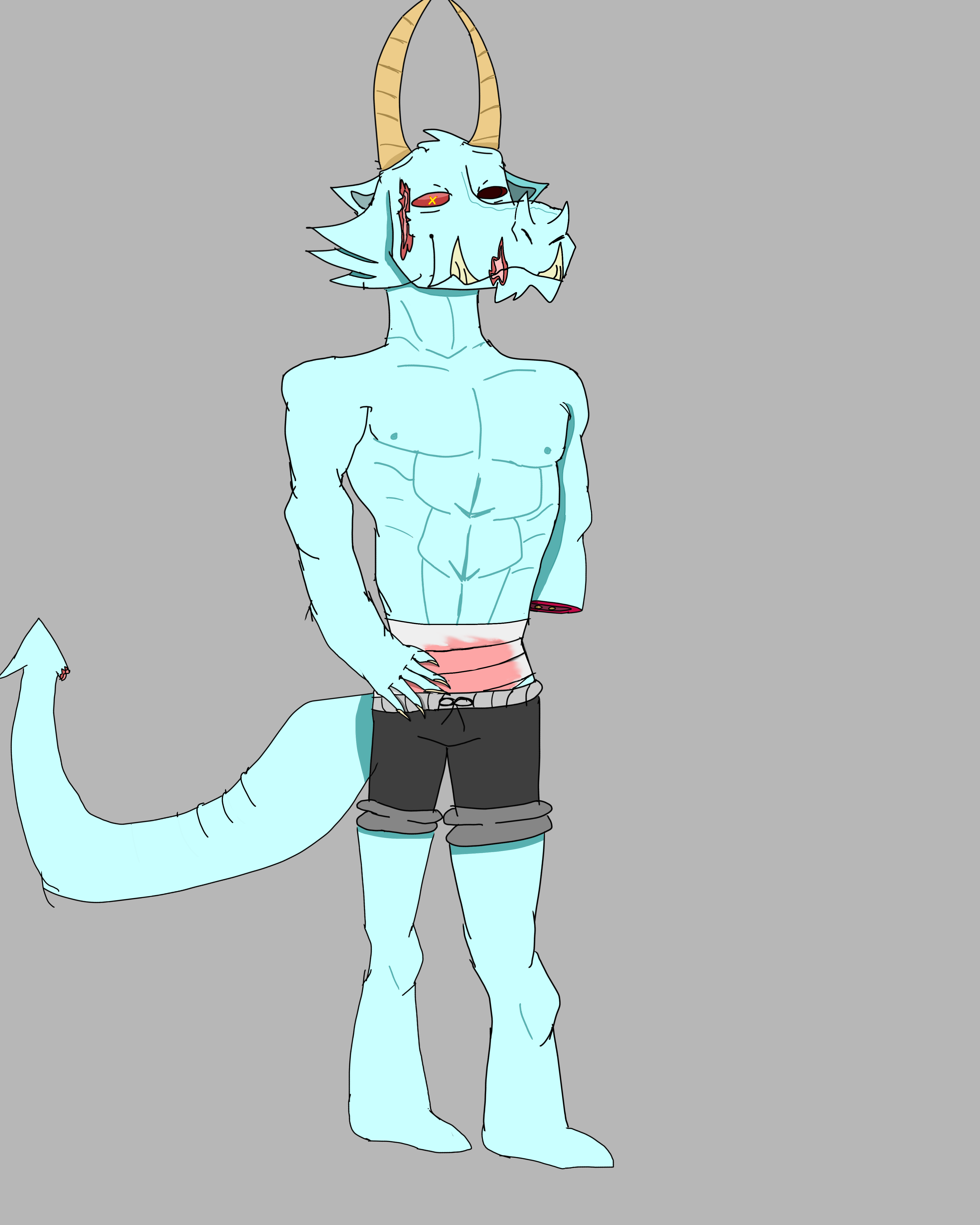 Strong Demon Dragon hybrid - ibisPaint