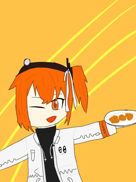 足立レイと唐揚げ