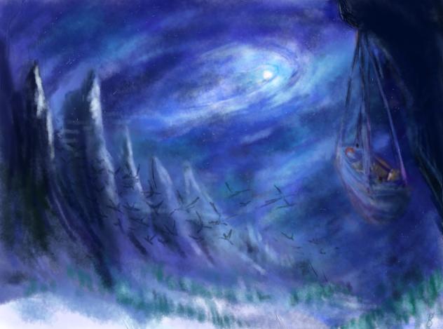 Overnight on a cliff