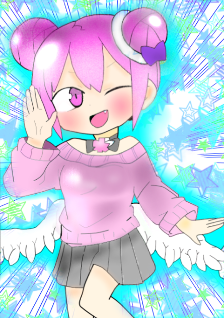 ナナヲアカリ ダダダダ天使 - ibisPaint