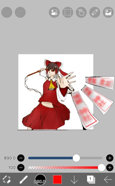 線画塗らせていただきました！