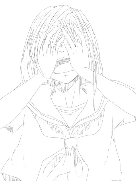 線画 塗ってください