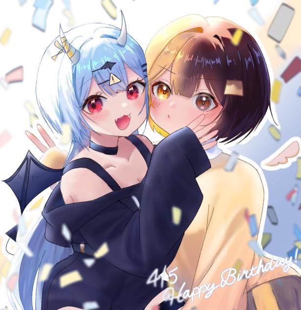 🩵🥚🍮💛 (たまごぷりんばーすでー大会)