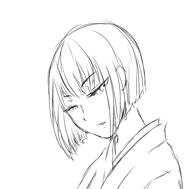 線画 汚い Ibispaint