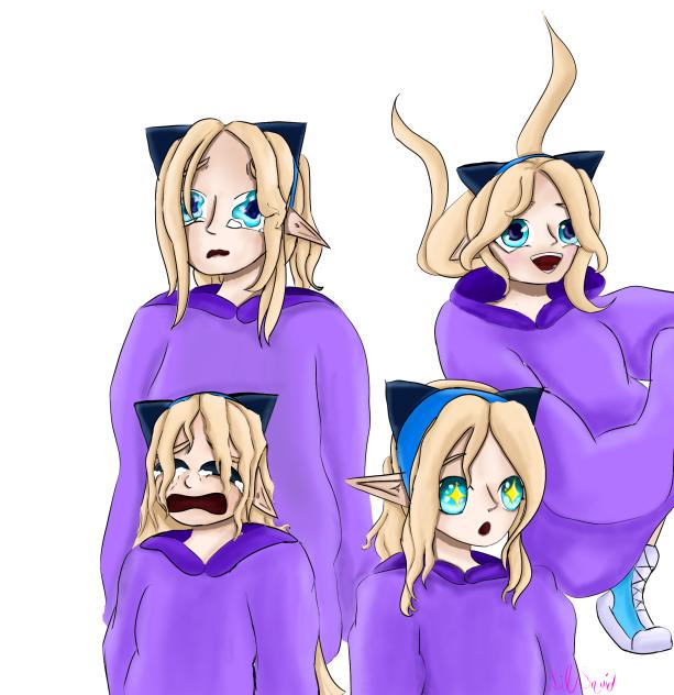 Luna's 4 emotions
