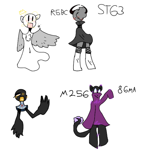 So I remade the main cast, and added 1..