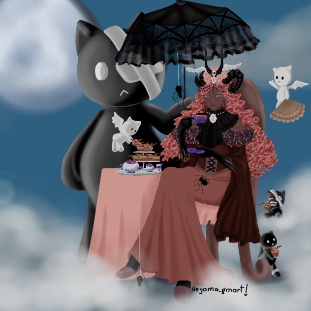 ilustración (té nocturno)