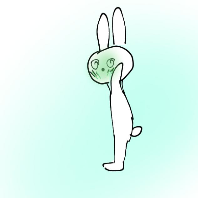 bunny with spinning head - ibisPaint