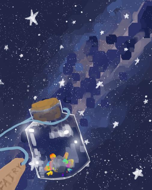 crushed fairy in the space-comission