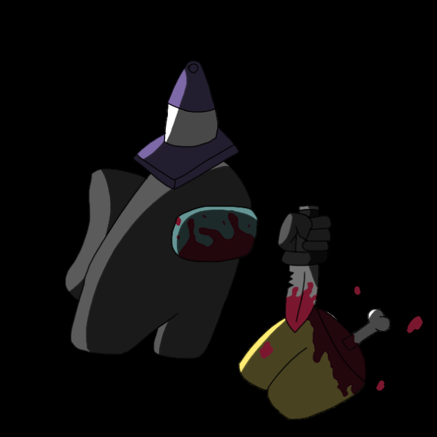 ずっと死体を刺してるグレー君(地味にグロい)