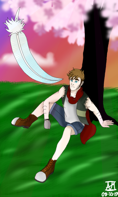 In the wind - ibisPaint
