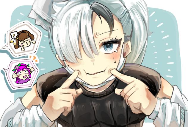 笑顔の練習