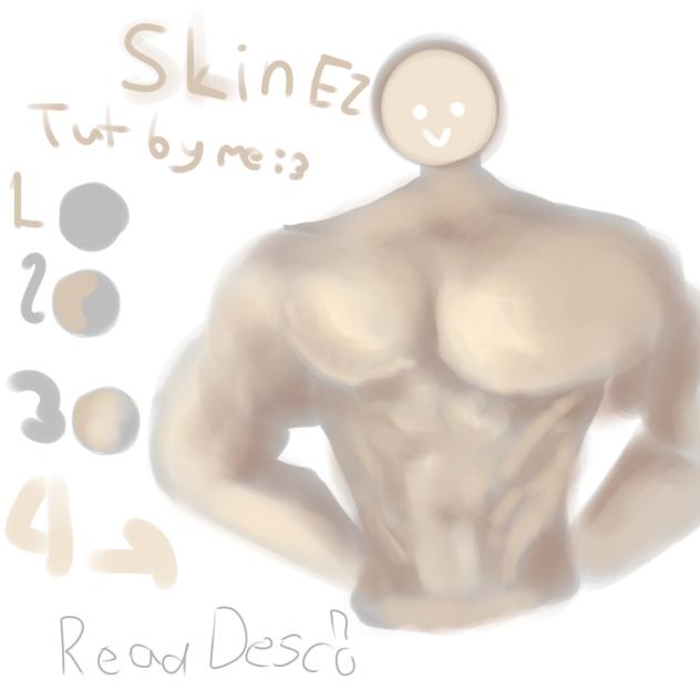 how to draw skin in my style =3