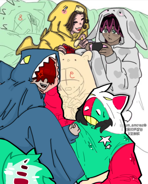 Sleepover collab•.